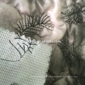 printing embroidery waterproof thermal quilting fabric for women's winter coat